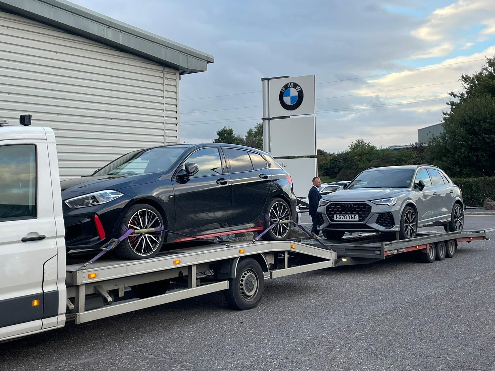 BMW and Audi vehicles transported by MPT Recovery
